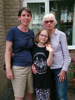 With Helen and Emma, August 2018