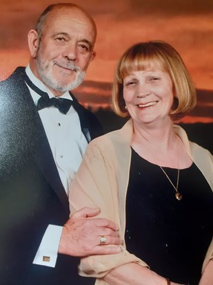 Dad with mum on there cruise to Australia xx