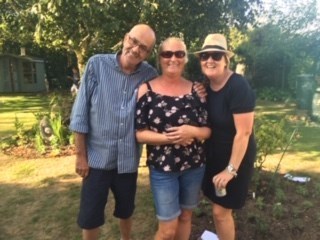 Bill with Sarah and Jo 2018