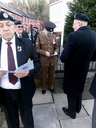 Representation from CADESA, The Royal Monmouthshires, and Cardiff Veterans Association 