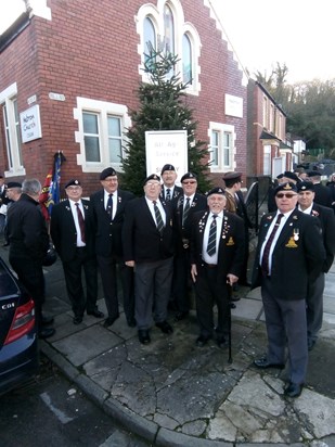  Cwmbran and District ex services Association and others. You did John proud lads! Thankyou