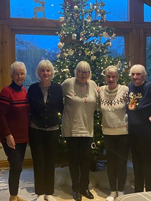 My mum and 4 of her amazing sisters Christmas 2023