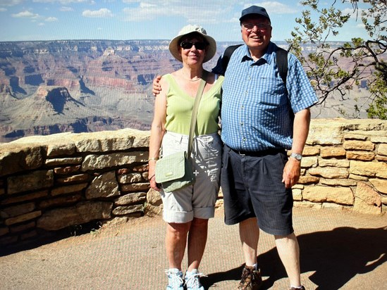 On the Rim of the Grand Canyon Arizona