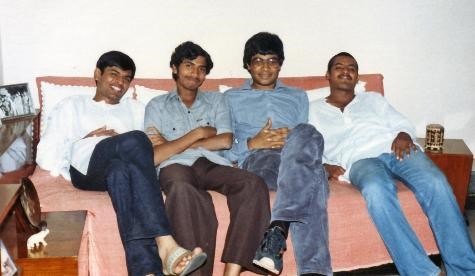 Bijjy with his RVS Friends