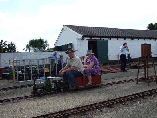 Railway days with dad.