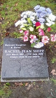 Birthday flowers on your 31st. Missing you Rachel especially today. X