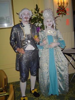 Andrew & Jo at Aunty Jeans and Denis Bell's 60th Masked Ball