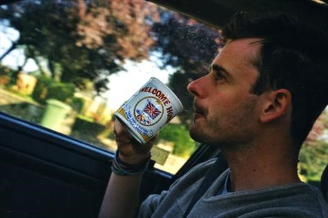I was amazed at Andy's ability to drink a mug of tea and drive at the same time.