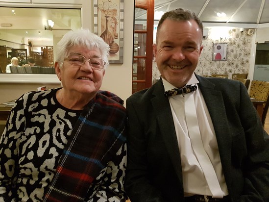 Dressed for Burns Night with Karen & John Smith