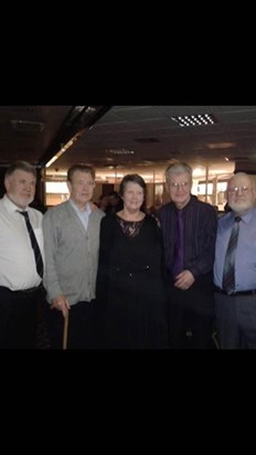 The last picture of uncle Billy with his brothers and sister unfortunately his youngest brother frank had already passed away by then. 