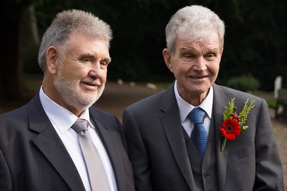  Uncle Billy with his late brother Matty at Caroline & Dan's wedding 10/10/2015. Love and miss them both xxx