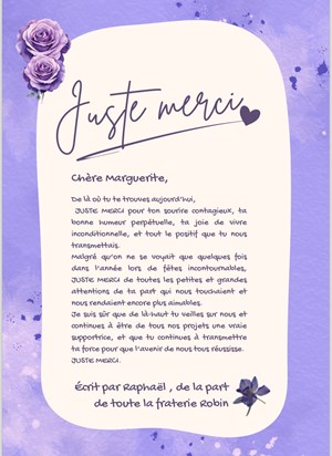 Juste Merci