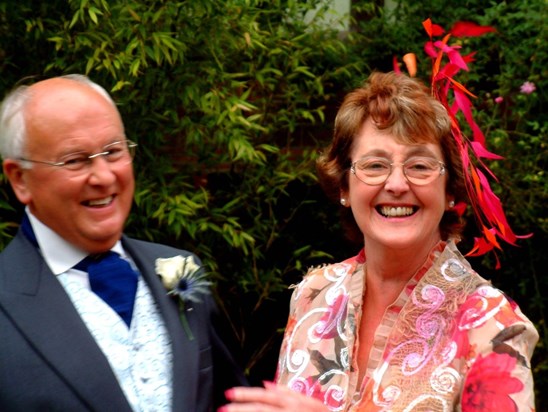 Mom and Dad at our wedding.