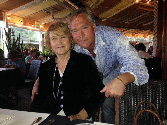 Jon with Aunt Marge, April 2014