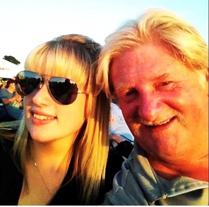 Me and Dad at crop ready festival 