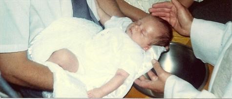 Jared's Baptism..May 1985