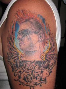 I Got this tat on Oct. 9th..In Memory of my beautiful son...RIP My Boy