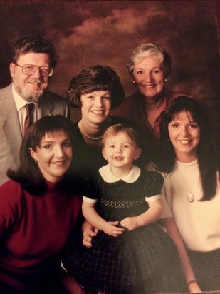 Michael, Ann and family 1996