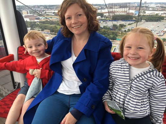 Cable car with Thomas & Charlotte