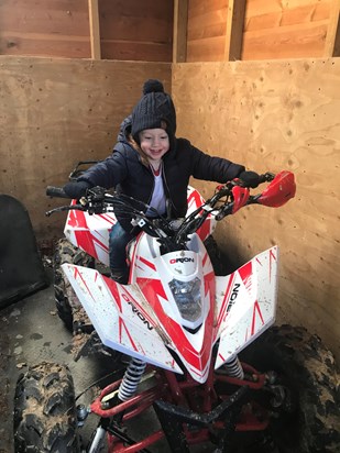 Max tries a quad bike - Feb 2020