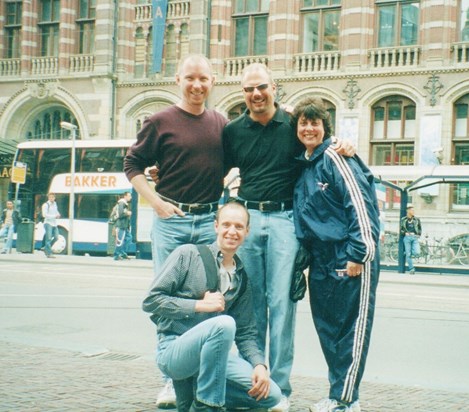 Greg's 40th Birthday in Amsterdam - with Matt Merkel, Tim Martin and Robin "Blanche" Klein