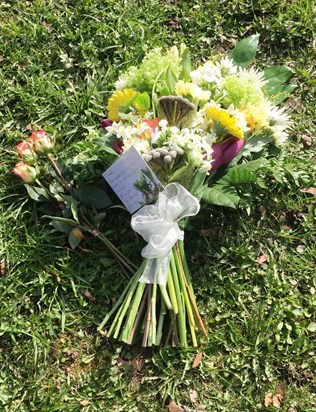 Floral tribute for Danny O'Brien