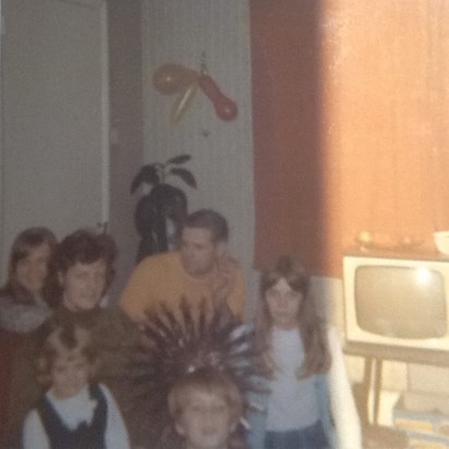 Christmas many years ago. What ever happened to that 'homemade' metal sculpture?