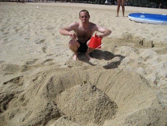 The wrong type of sand in Hawaii for building sandcastles