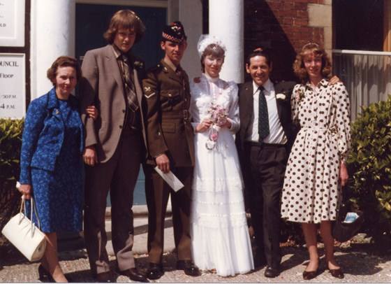 Dawns wedding - Junes Mum, Dale, Barry, Dawn, Vic and June.