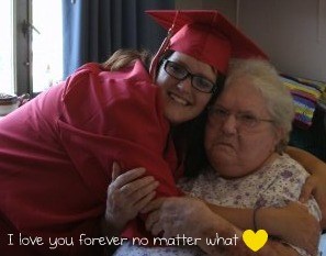 Grandma (Beverly) & myself (Brianna) on my graduation day June 2009