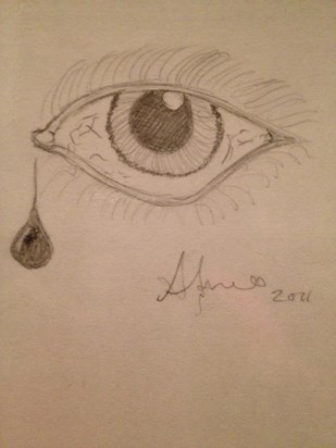 How ironic that you drew this hun in 2011!!.....little did you know that there would be many tears!
