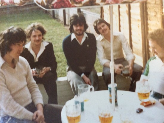 Happier times in our garden at Stacey’s Christening ??