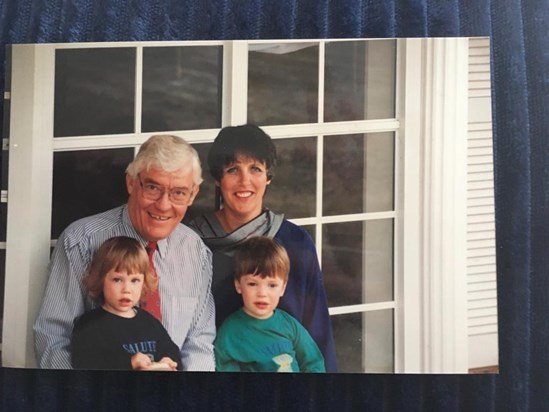 John on a trip back to Australia, meeting my twins. (1992) Faith xx