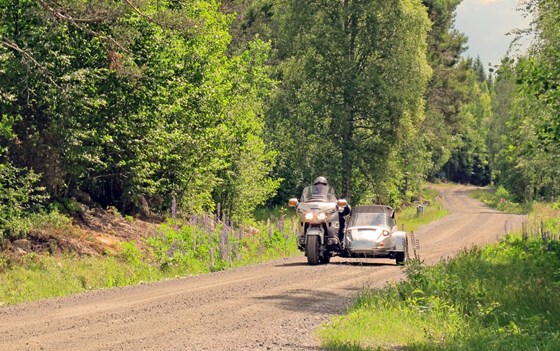 Barry on the road in Sweden. He will be missed. 