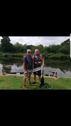 A special day to remember with Andy and his canoe.