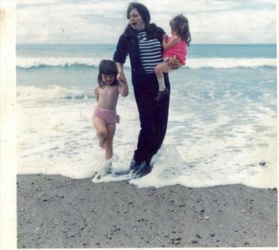 Wendy, Mum & Catherine in Wexford 1972