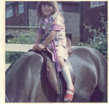 Wendy loved horses