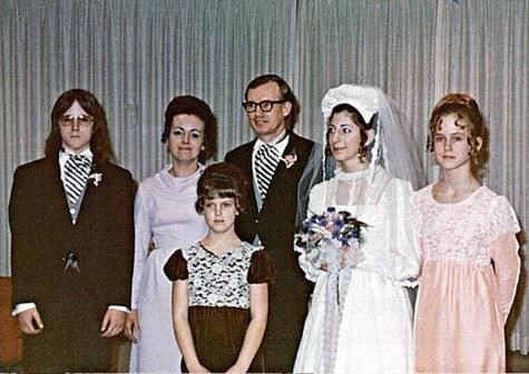 Lona & Ian Wedding Feb 17 1973