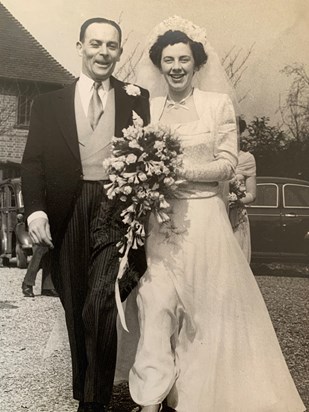 wedding day 25March 1950