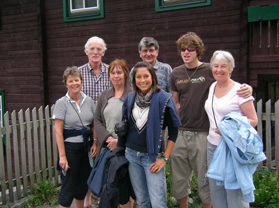 2007 Kleinsoelk - Maggie, Jane, Jessica, Alison, Sam, Gordon and Alistair. 60th Birthday