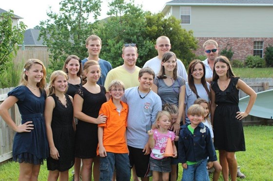 Grandkids & Great-Grandkids, August 2012.