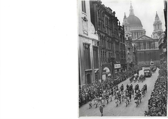 Audrey as The Drum Major in The Lord Mayor's Show 1946