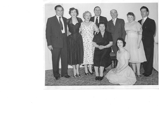 A Family Portrait taken at studios in the Lambeth Walk