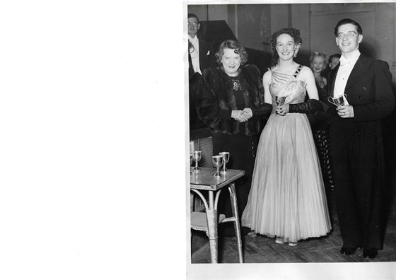 Winning a Ballroom Dance Cup, Audrey was a Surrey Champion and appeared on Come Dancing
