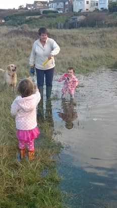 Mum and two of the grandkids