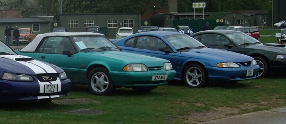 Johns Foxbody Mustang @ Duxford in 2010
