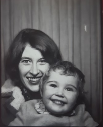 Mum and me, so glamorous.