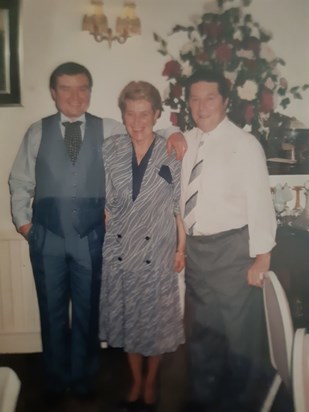 Brenda with her brothers, Harry and Pete.