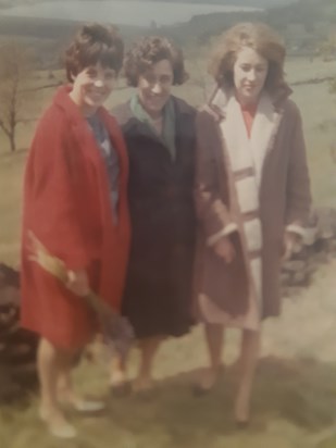 Brenda with her mum and sister-in-law, Wendy in 1964