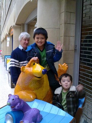 David and Nephews on holiday in Norfolk